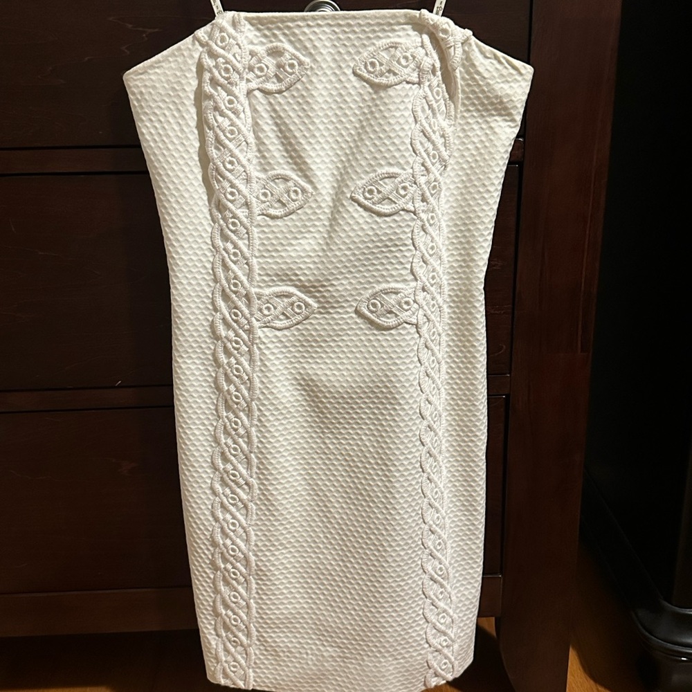 Lilly Pulitzer Strapless White Dresss